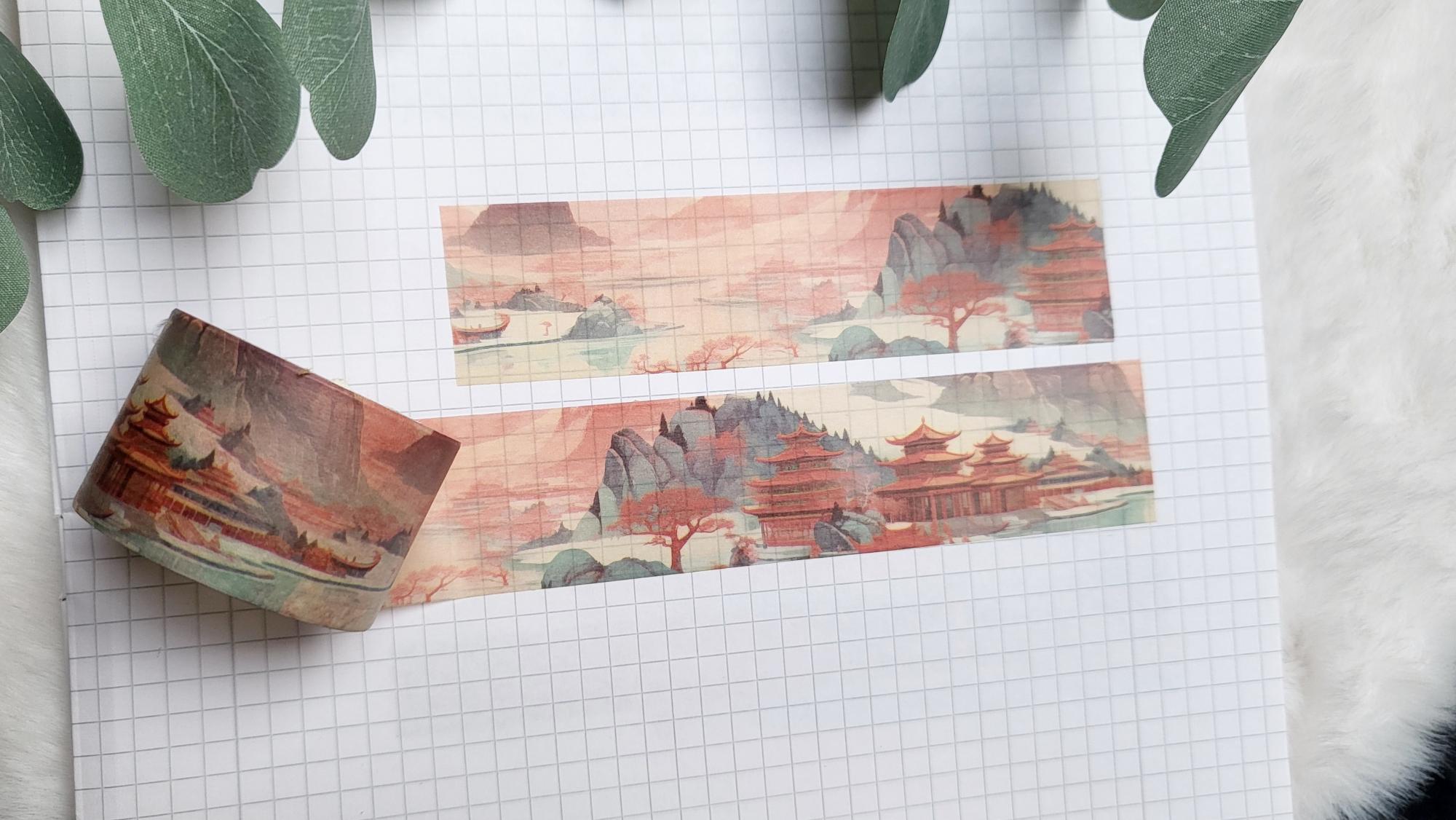 Washi Tape Landschaft